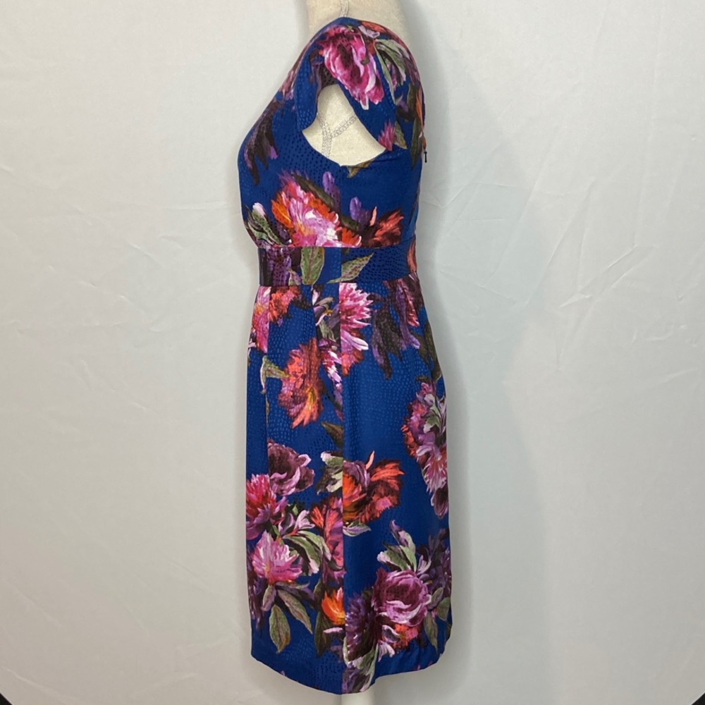 Anthropologie Moulinette Soeurs Rosada Blue Floral Dress - Picture 4 of 14